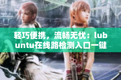 轻巧便携，流畅无忧：lubuntu在线路检测入口一键查询