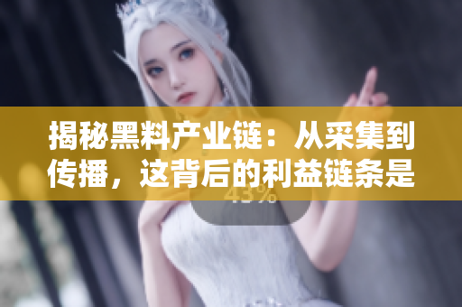 揭秘黑料产业链：从采集到传播，这背后的利益链条是如何运作的？