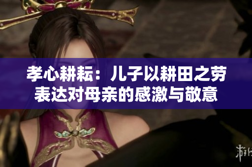 孝心耕耘：儿子以耕田之劳表达对母亲的感激与敬意