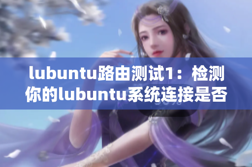 lubuntu路由测试1：检测你的lubuntu系统连接是否准确
