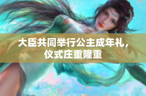 大臣共同举行公主成年礼，仪式庄重隆重