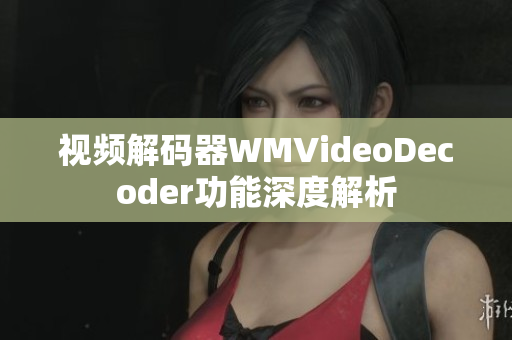 视频解码器WMVideoDecoder功能深度解析