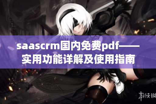 saascrm国内免费pdf——实用功能详解及使用指南