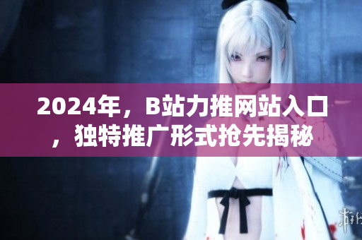 2024年，B站力推网站入口，独特推广形式抢先揭秘