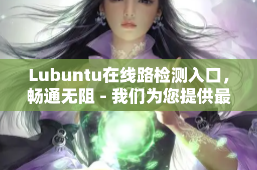 Lubuntu在线路检测入口，畅通无阻 - 我们为您提供最快速、最可靠的在线路检测服务